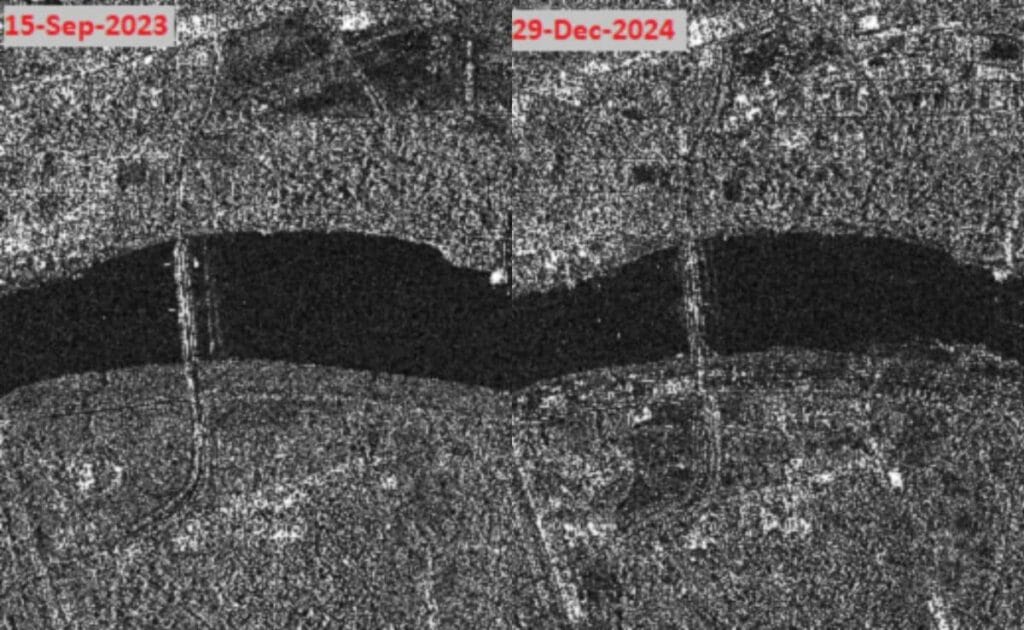 Maha Kumbh mela 2025 from space