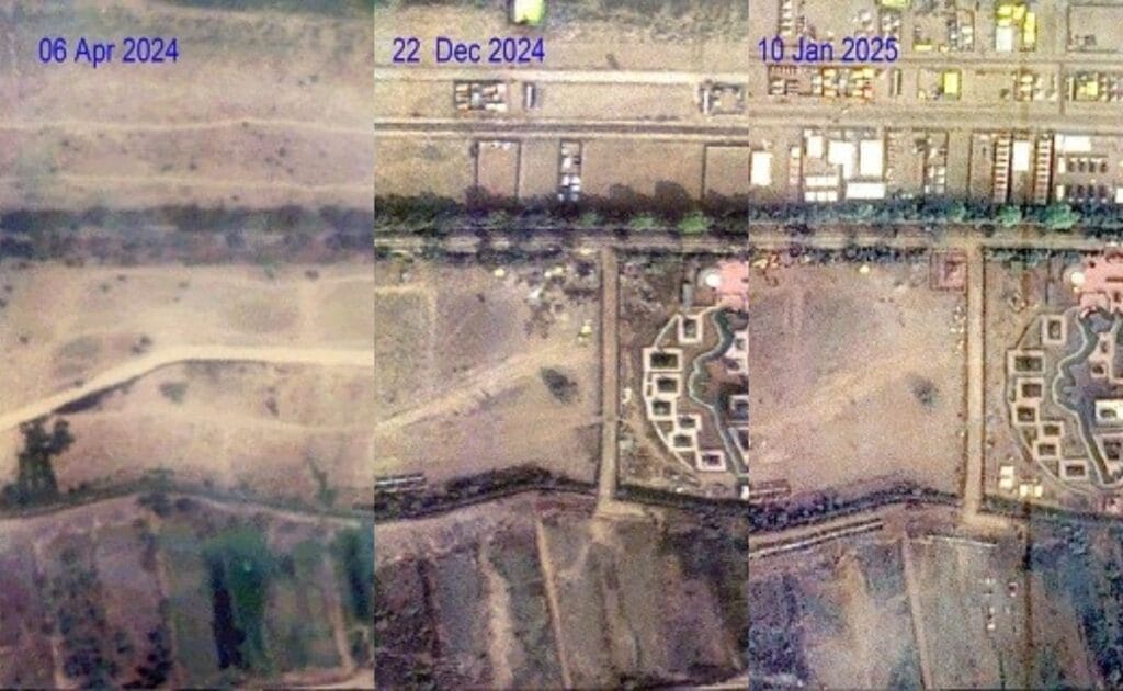 Maha Kumbh mela 2025 from space