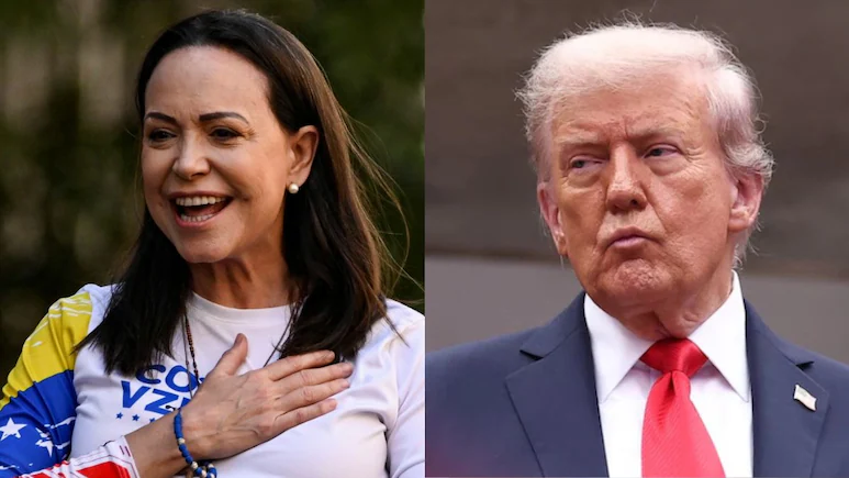 Nobel Peace Prize Winner Machado Dedicates Award To Trump And Why She Is Facing Criticism, 2025 3 p5op83po trump