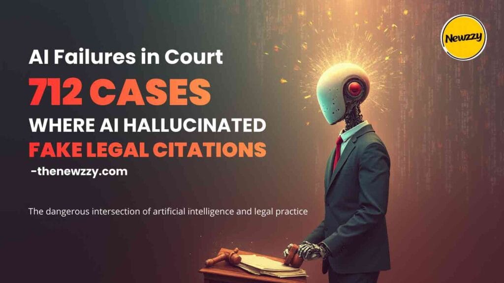 712 Cases of AI Failures in Law And Court