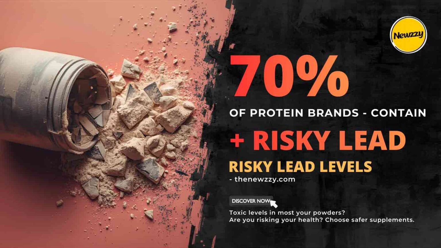 Protein Powder Contamination List | 70 Percent of Brands Have Risking Levels of Lead