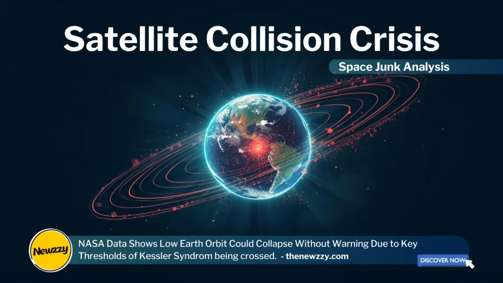Satellite Collision Crisis: NASA Data Shows Low Earth Orbit Could Collapse Due to Kessler Syndrome in 2026 Satellite Collision Crisis: NASA Data Shows Low Earth Orbit Could Collapse Due to Kessler Syndrome in 2026